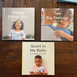 LOVEVERY 3-book bundle: Happy Either Way, Quiet in my Body, Two Big Feelings